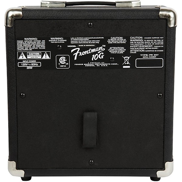 Fender Frontman 10G 10W Guitar Combo Amp Black