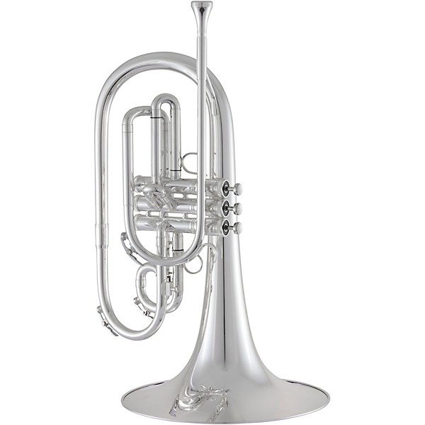 KMP611 Ultimate Series F Marching Mellophone Silver plated