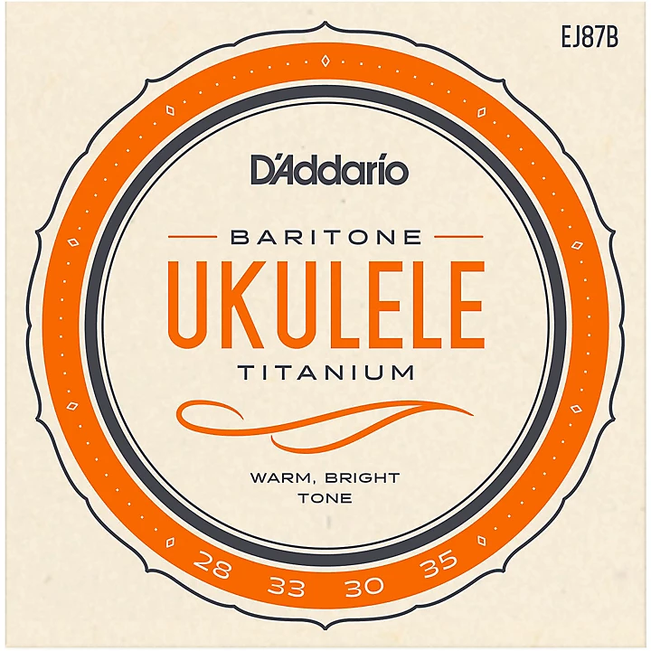 EJ87B Titanium Baritone Ukulele Strings