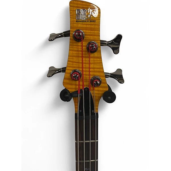 Used Ibanez SR700 Amber Electric Bass Guitar