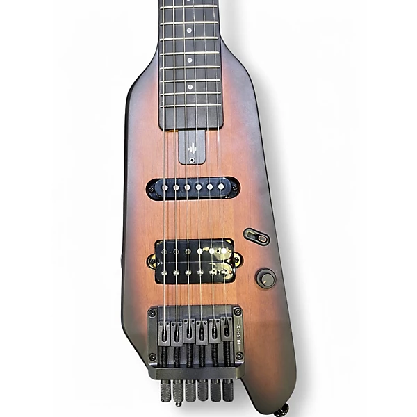 Donner Used 2025 Donner HUSH X Brown Electric Guitar.gc