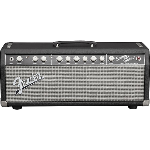Fender Super Sonic 22 22W Tube Guitar Amp Head Level 1 Black H91054004001000.gc