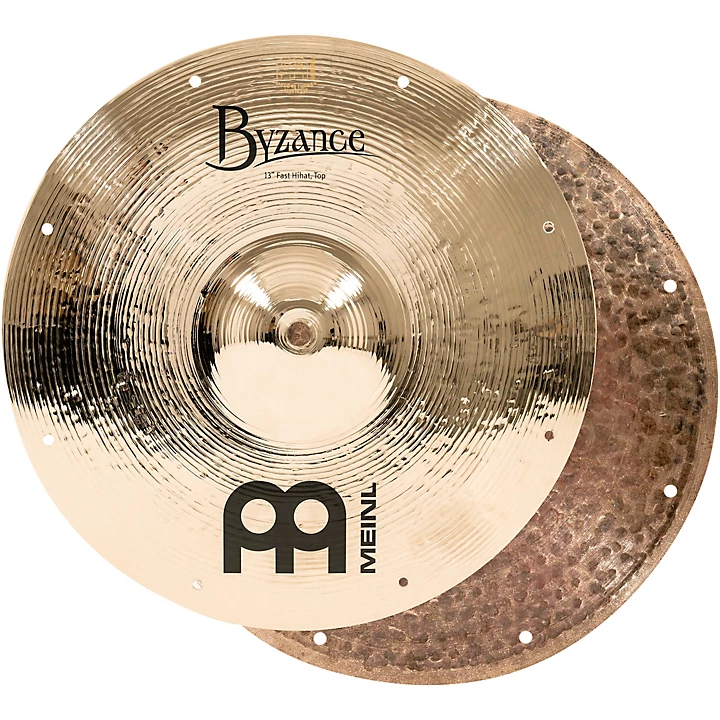 MEINL Byzance Fast Hi Hat Brilliant Cymbals 13 in.