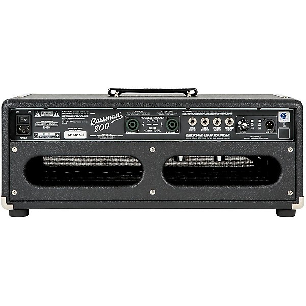 Fender Bassman 800 Hybrid 800W Bass Amp Head Black