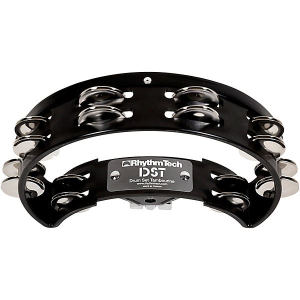 Rhythm Tech Nickel Drum Tambourine Black