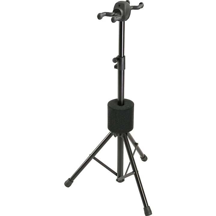 Double Guitar Stand Black