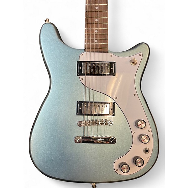 Used 2023 Epiphone 150th Anniversary Wilshire Pacific Blue Solid Body Electric Guitar