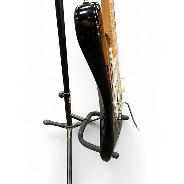 Used Fender Standard Stratocaster HSS Black Solid Body Electric Guitar