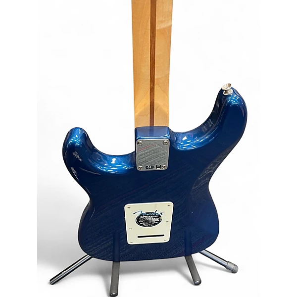 Used Fender Standard Stratocaster HSS Navy Blue Solid Body Electric Guitar