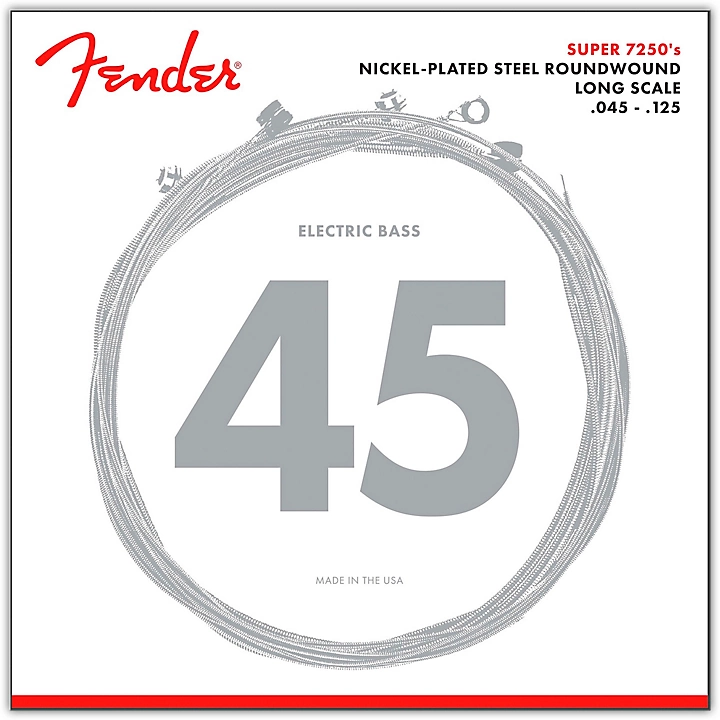 7250 5M Super Bass Nickel Plated Steel Long Scale 5 String Bass Strings Medium
