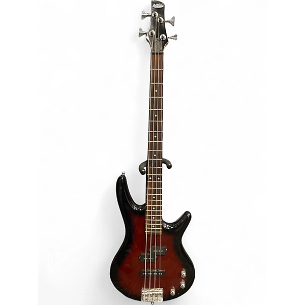 Used Ibanez GSRM20 Mikro Short Scale Brown Sunburst Electric Bass Guitar