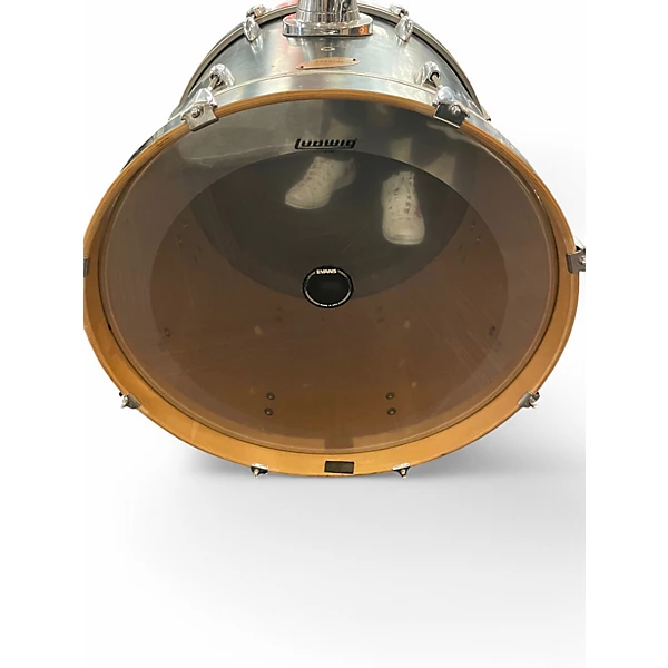 Ludwig Used Ludwig 5 Piece Accent Custom Green Drum Kit.gc