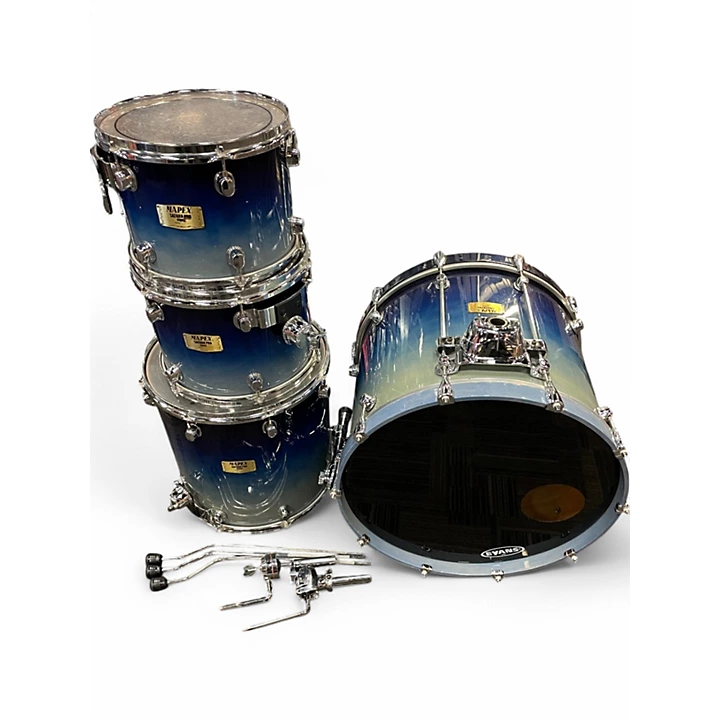 Mapex Used Mapex 4 Piece Saturn Pro Twilight Stardust Drum Kit.gc