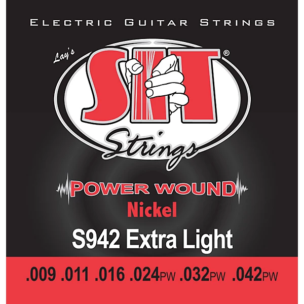 S942 Extra Light Power Wound Nickel Electric Guitar Strings