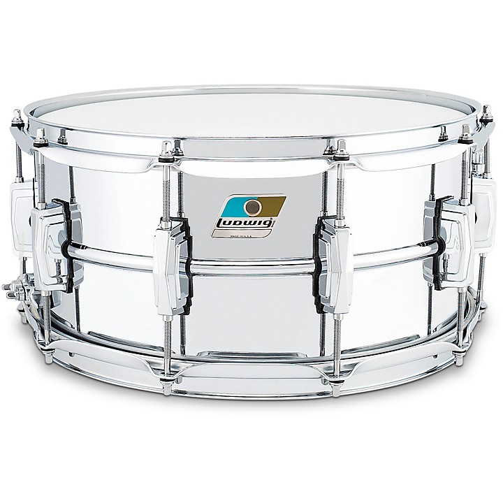 Restock Ludwig B Stock Supraphonic Chrome Over Brass Snare Drum 14 x 6.5 in.