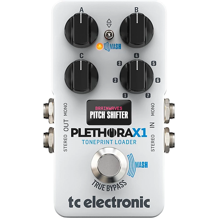 TC Electronic PLETHORA X1 TonePrint Loader and TC Guitar Effects Pedal Level 1 White M15954004001000.gc