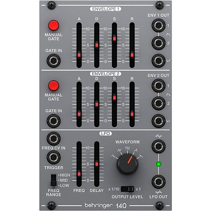 140 Dual Envelope LFO Eurorack Module
