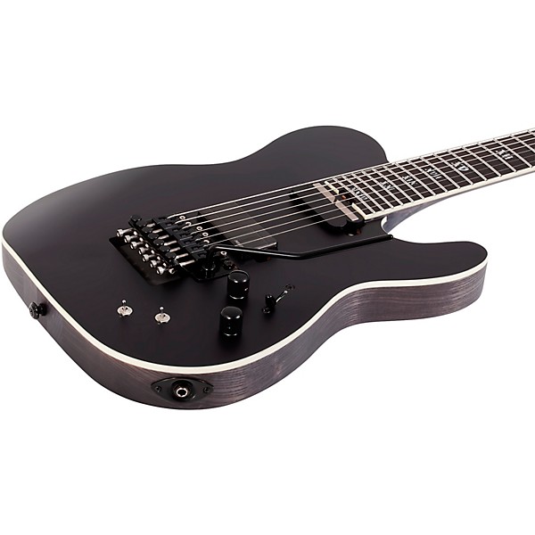 Schecter Guitar Research PT 7 FR S SLS Elite Evil Twin Electric Guitar Satin Black