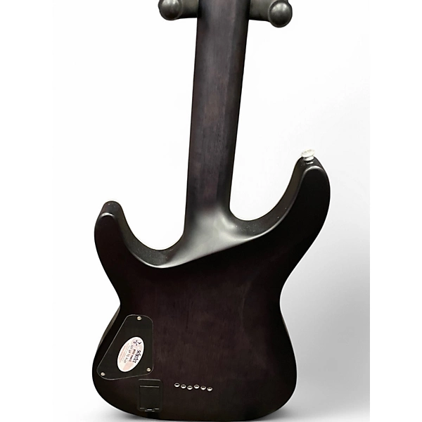 Schecter Guitar Research Used Schecter Guitar Research C1 Platinum Trans Black Solid Body Electric Guitar