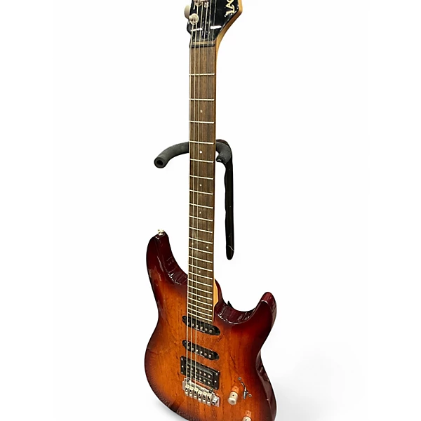 Used Laguna LE300A Swamp Ash VINTAGE BURST Solid Body Electric Guitar