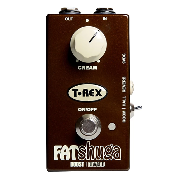 Fat Shuga Boost with Reverb Guitar Effects Pedal