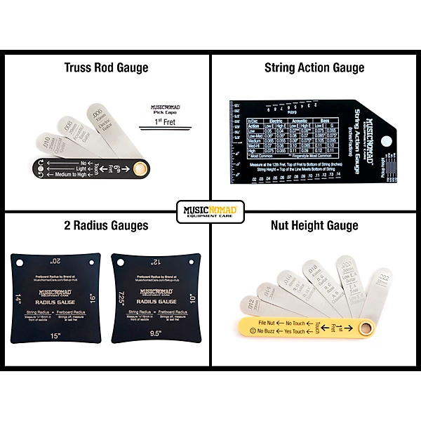 Music Nomad Precision Setup Gauge Set 6 pc