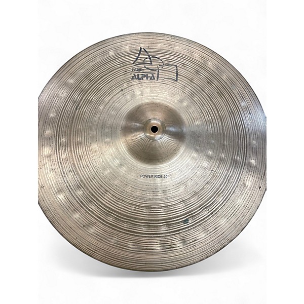 Paiste Used Paiste 20in Alpha Series Power Ride Cymbal.gc