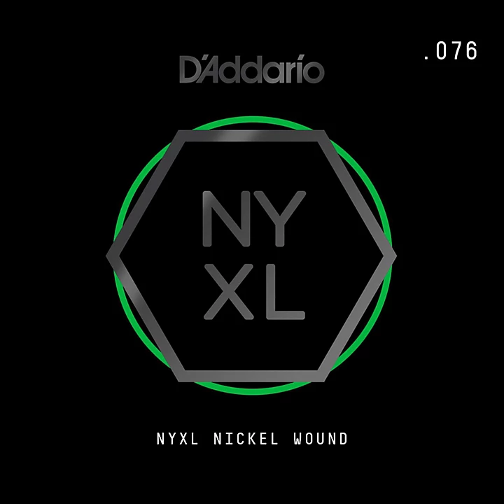 NYNW076 NYXL Nickel Wound Electric Guitar Single String 076