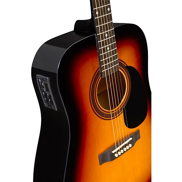 RA 090 Dreadnought Acoustic Electric Guitar Sunburst