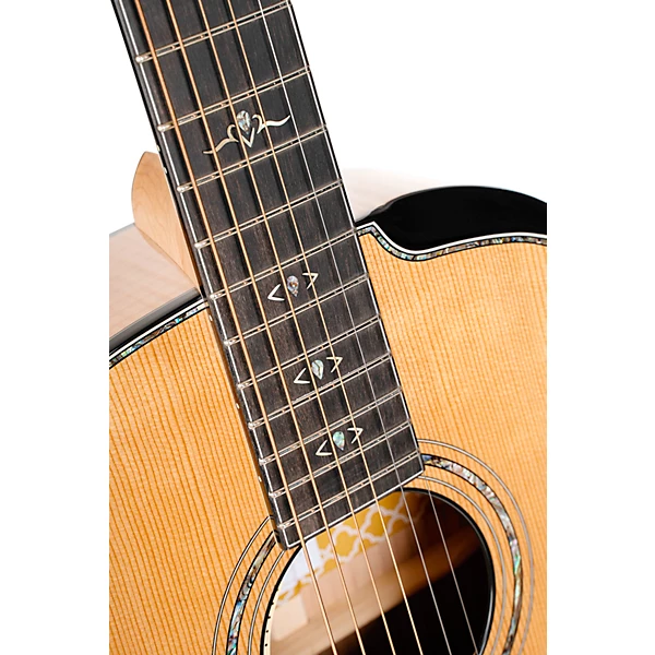 Gold Passion Concert Acoustic Electric Guitar Natural