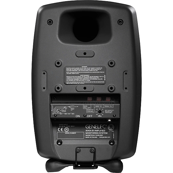 Genelec 8040B Bi Amplified Monitor System Each Level 1 Black 581342004001000.gc