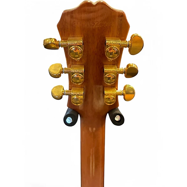 Epiphone Used Epiphone Limited Edition Les Paul Custom Pro Koa Natural Solid Body Electric Guitar.gc