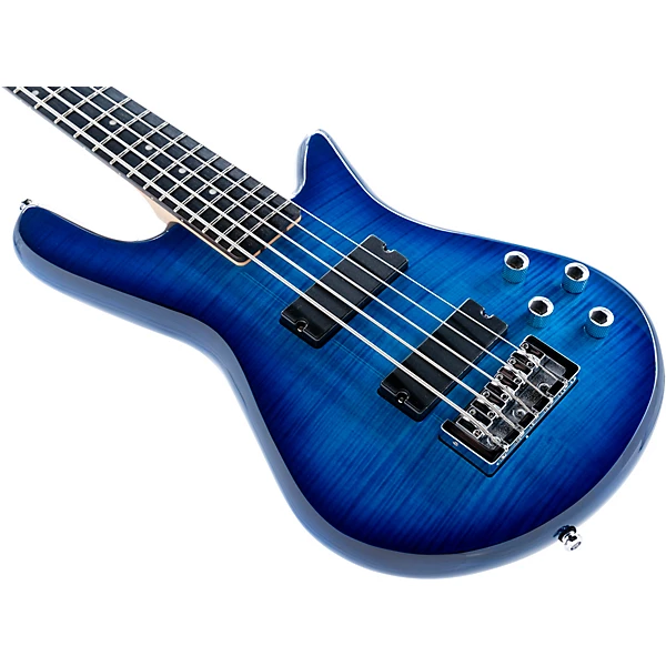 Legend 5 Standard 5 String Electric Bass Guitar Blue Stain