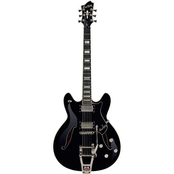 Tremar Viking Deluxe Electric Guitar Gloss Black