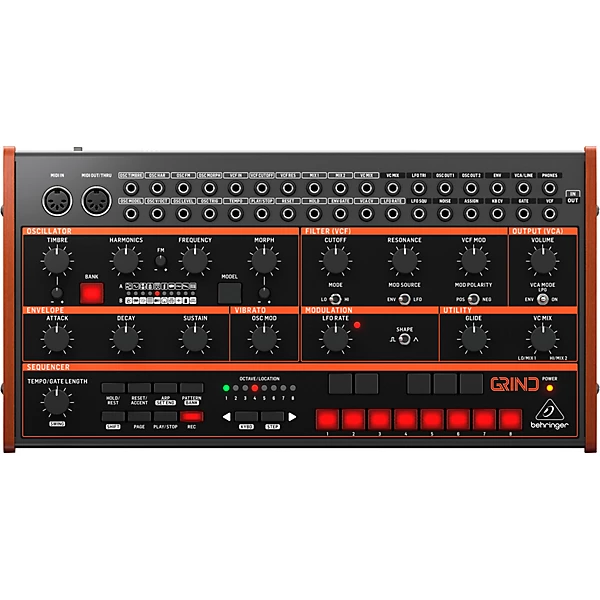 GRIND Hybrid Semi Modular Synthesizer