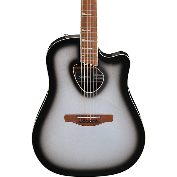 ALT30 Altstar Dreadnought Acoustic Electric Guitar Silver Burst