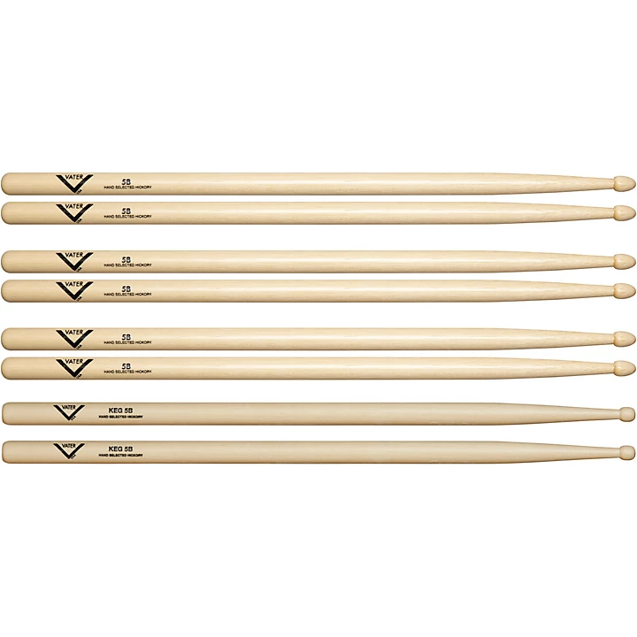 Buy 3 5B Wood Drum Sticks Get 1 Free KEG 5B