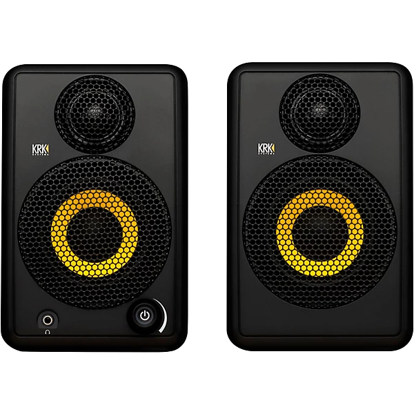 KRK GOAUX3 3 Powered Portable Studio Monitor Pair Level 1 Black L96689004001000.gc