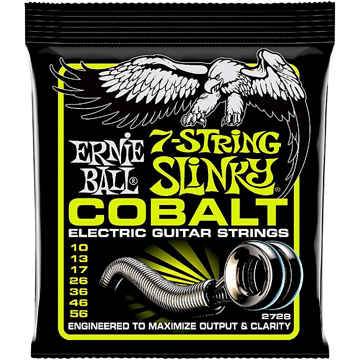 2728 Cobalt 7 String Regular Slinky Electric Guitar Strings