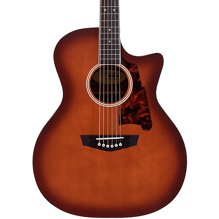 DAngelico Premier Gramercy Acoustic Electric Guitar Level 1 Caramel Burst M08375004001000.gc