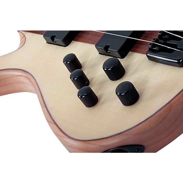 Schecter Guitar Research Charles Berthoud CB 6 Left Handed 6 String Electric Bass Natural Satin