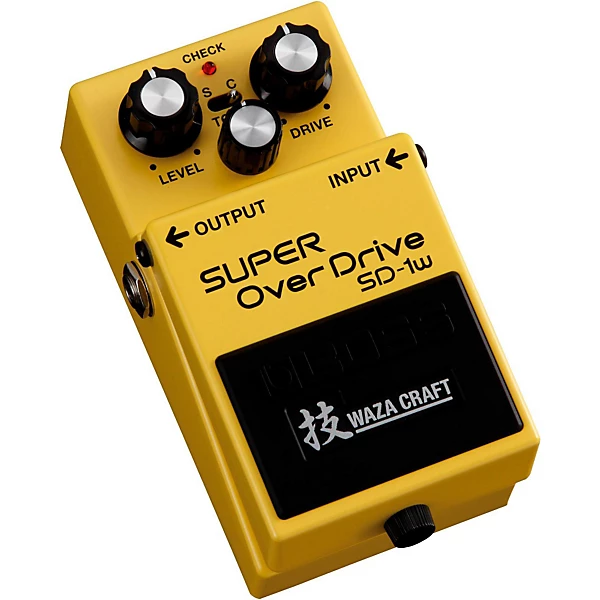 BOSS SD 1W Super Overdrive Waza Craft Guitar Effects Pedal