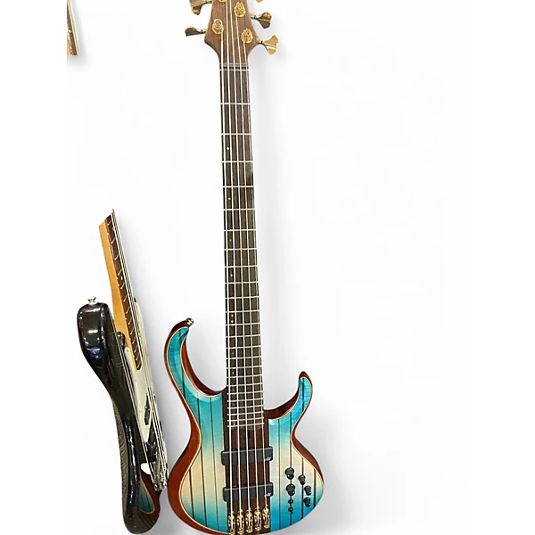 Ibanez Used Ibanez Premium BTB1935 Caribbean Islet Electric Bass Guitar.gc