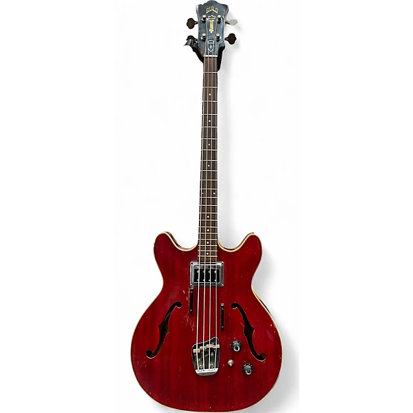 Vintage 1967 Guild Starfire Bass I Cherry Electric Bass Guitar