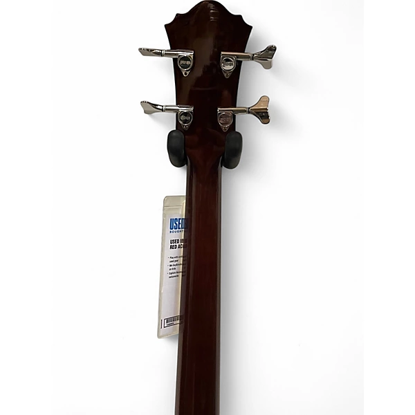 Ibanez Used Ibanez AEB10E Wine Red Acoustic Bass Guitar.gc