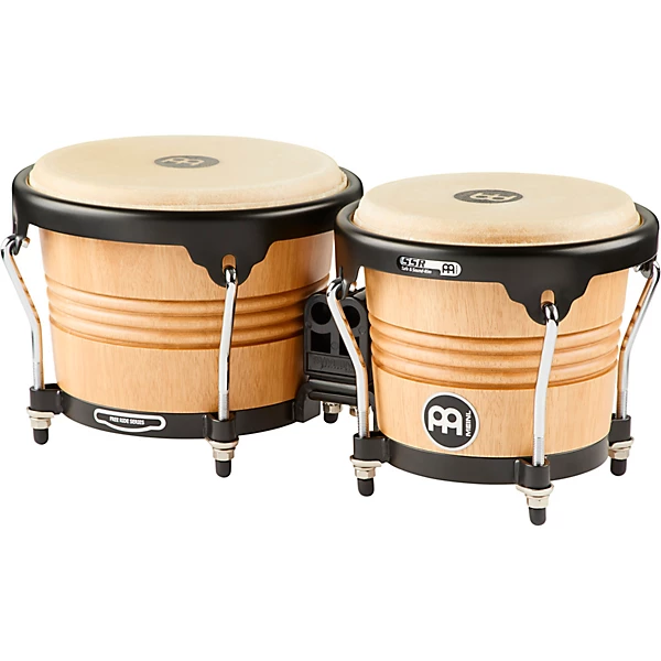MEINL Free Ride Series Wood Bongo Super Natural