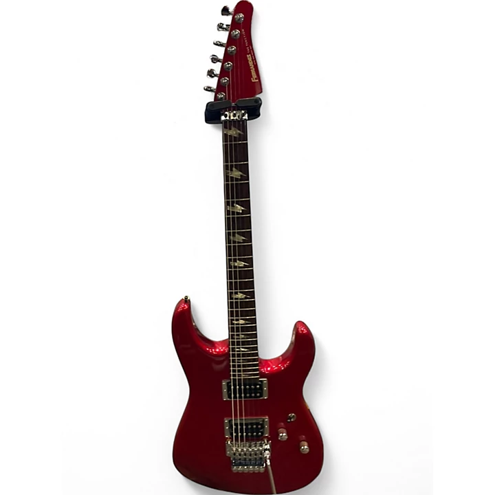 Used Fernandes FST Lightning red Solid Body Electric Guitar