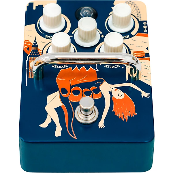 Orange Amplifiers Kongpressor Analog Compression Effects Pedal Level 1 J56156004000000.gc