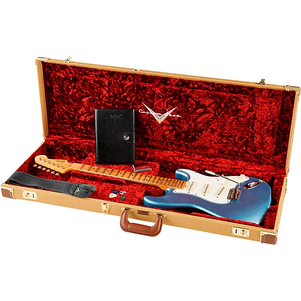 Fender Custom Shop Limited Edition Tomatillo Stratocaster Special Relic Electric Guitar Super Faded Aged Lake Placid Blue