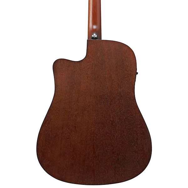 PF54CE Dreadnought Acoustic Electric Guitar Weathered Black